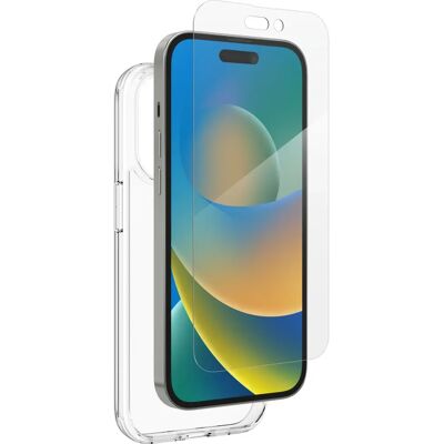ZAGG InvisibleShield Glass Elite 360 & Case Bundle for iPhone 14 Pro - Phone Case and Screen Protector ZAGG InvisibleShield Glass Elite 360 & Case Bundle for iPhone 14 Pro - Phone Case and Screen Protector