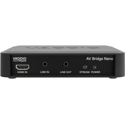 Vaddio 999-82600-000 AV-Konferenzbrücke - 1920x1080 - Ethernet - Schwarz Vaddio 999-82600-000 AV-Konferenzbrücke - 1920x1080 - Ethernet - Schwarz