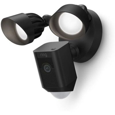 Ring Floodlight Camera Wired Plus - Black - Floodlight Camera Ring Floodlight Camera Wired Plus - Black - Floodlight Camera