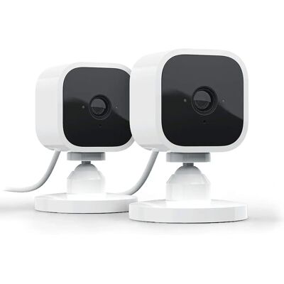 Blink Blink Mini Caméra de Sécurité Compacte Intérieure - Blanc - 1080p HD - 2 Caméras - Publicité Blink Blink Mini Caméra de Sécurité Compacte Intérieure - Blanc - 1080p HD - 2 Caméras - Publicité