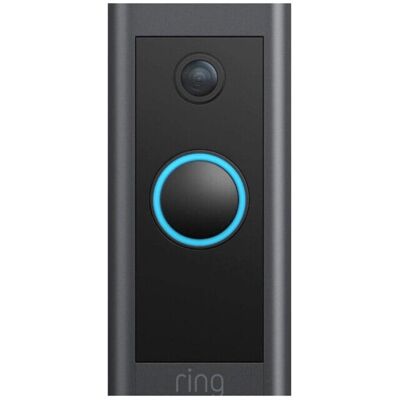 Ring Wi-Fi Video Doorbell - Black - 1080p - Wired Ring Wi-Fi Video Doorbell - Black - 1080p - Wired