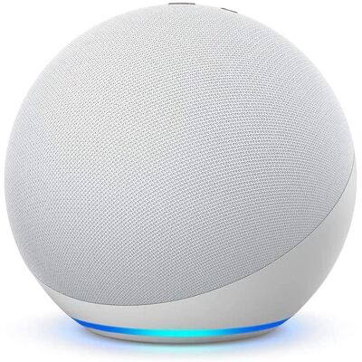 Amazon Echo - 4e génération Haut-parleur intelligent - Blanc - Publicité Amazon Echo - 4e génération Haut-parleur intelligent - Blanc - Publicité
