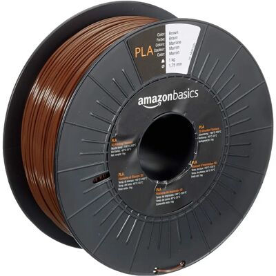 AmazonBasics 3D-Druckerfilament - 1kg - Braun - 1,75mm - PLA AmazonBasics 3D-Druckerfilament - 1kg - Braun - 1,75mm - PLA