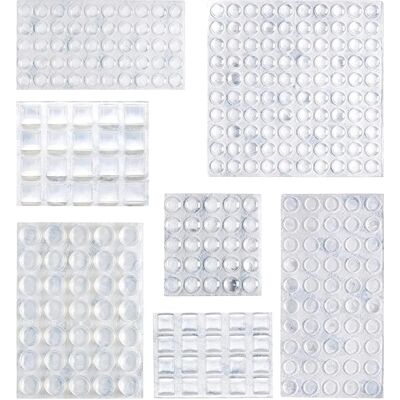 Basics - DS-WSD300 - Transparent - 300pc - Tampons en caoutchouc auto-adhésifs - Publicité Basics - DS-WSD300 - Transparent - 300pc - Tampons en caoutchouc auto-adhésifs - Publicité