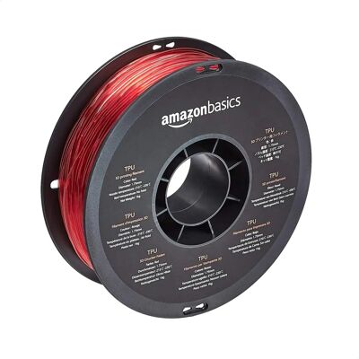 Filamento 3D Rojo Basics - TPU 1.75mm - Material para Impresora Filamento 3D Rojo Basics - TPU 1.75mm - Material para Impresora
