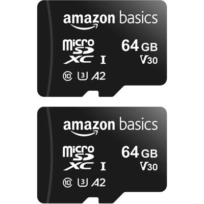 Amazon Basics Micro SD Kort Adapter 64GB - Micro SD Kort - Micro SD Adapter Amazon Basics Micro SD Kort Adapter 64GB - Micro SD Kort - Micro SD Adapter