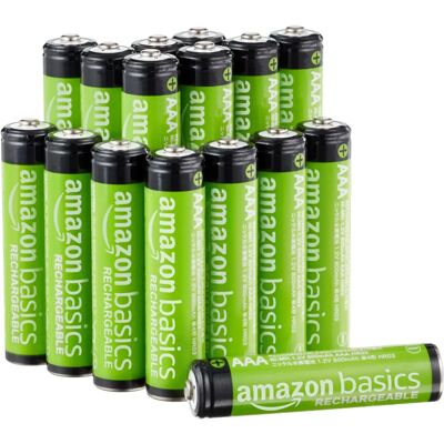 Amazon Basics AAA Rechargeable Battery - 16 Pack Amazon Basics AAA Rechargeable Battery - 16 Pack