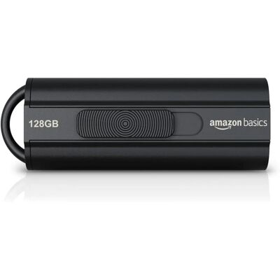 Chiavetta USB Amazon Basics LS21USB128G1 128 GB - Nero Chiavetta USB Amazon Basics LS21USB128G1 128 GB - Nero