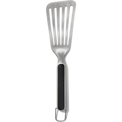 OXO Good Grips Flippeur de Gril - Acier Inoxydable - Noir - Outils de Grillade - Retour sans erreur - Durable - Publicité OXO Good Grips Flippeur de Gril - Acier Inoxydable - Noir - Outils de Grillade - Retour sans erreur - Durable - Publicité