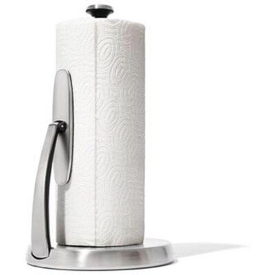 Support à essuie-tout OXO Good Grips SimplyTear - Argent - Porte-essuie-tout Support à essuie-tout OXO Good Grips SimplyTear - Argent - Porte-essuie-tout