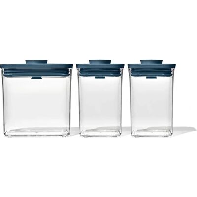 OxO Good Grips POP 2.0 Conjunto de Contenedores - Storm Blue OxO Good Grips POP 2.0 Conjunto de Contenedores - Storm Blue