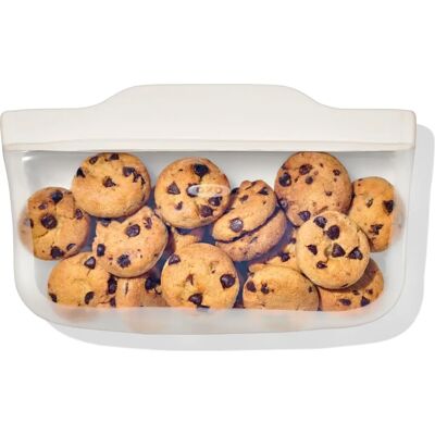 OXO GoodGrips Återanvändbar silikon snackpåse i havre, 335ml - Återanvändbar snackpåse OXO GoodGrips Återanvändbar silikon snackpåse i havre, 335ml - Återanvändbar snackpåse