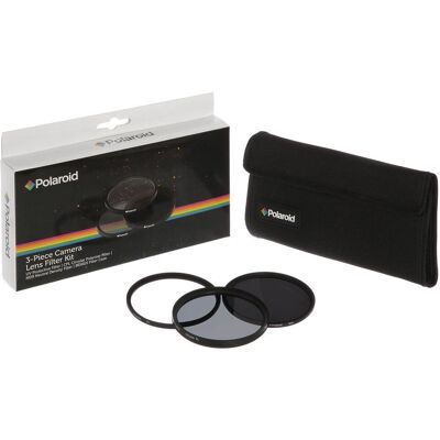 Polaroid Optics 3‑Piece Filter Kit - 77 mm - Kit de filtres pour appareil photo - Publicité Polaroid Optics 3‑Piece Filter Kit - 77 mm - Kit de filtres pour appareil photo - Publicité