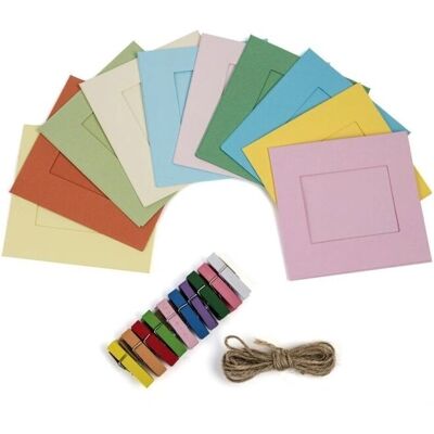 POLAROID - PL2X3FRSQ - Multicolor - Vintage - Ramka na zdjęcia POLAROID - PL2X3FRSQ - Multicolor - Vintage - Ramka na zdjęcia
