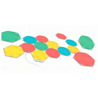 Nanoleaf NL42-6002HX-15PK Többszínű Hatoldalú Fali Lámpa Készlet Nanoleaf NL42-6002HX-15PK Többszínű Hatoldalú Fali Lámpa Készlet