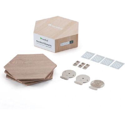 Nanoleaf Elements Wood Look Hexagon Expansion Pack - LED Wall Lights Nanoleaf Elements Wood Look Hexagon Expansion Pack - LED Wall Lights
