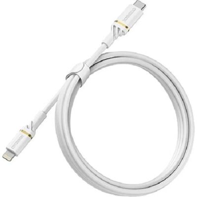 Cabo OtterBox Lightning para USB-C - 1M Branco - Suporta Carregamento Rápido Cabo OtterBox Lightning para USB-C - 1M Branco - Suporta Carregamento Rápido