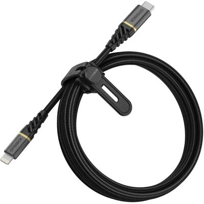 Câble en nylon tressé OtterBox USB-C à Lightning - 2M - Publicité Câble en nylon tressé OtterBox USB-C à Lightning - 2M - Publicité