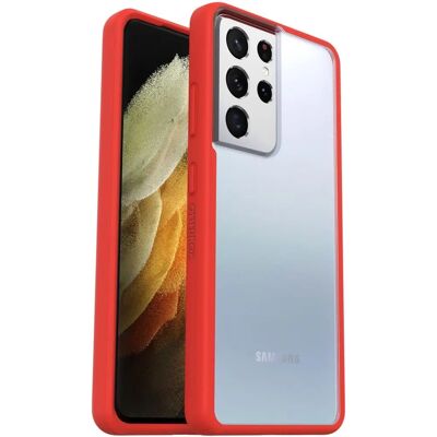 OtterBox Galaxy S21 Ultra 5G React doorzichtig/rood Telefoonhoesje - Smartphone Hoesje OtterBox Galaxy S21 Ultra 5G React doorzichtig/rood Telefoonhoesje - Smartphone Hoesje