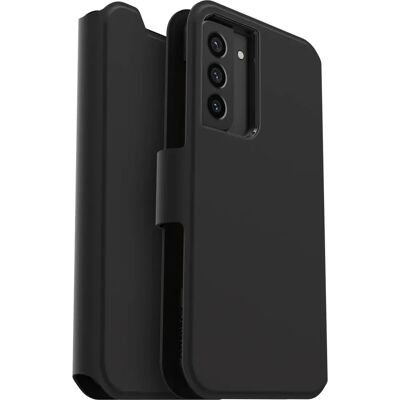 Étui Folio OtterBox Galaxy S22 Plus Cuir Synthétique - Noir - Publicité Étui Folio OtterBox Galaxy S22 Plus Cuir Synthétique - Noir - Publicité