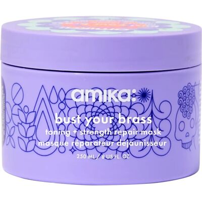 Amika Bust Your Brass Blonde Mask - Blonde Hair Care Amika Bust Your Brass Blonde Mask - Blonde Hair Care