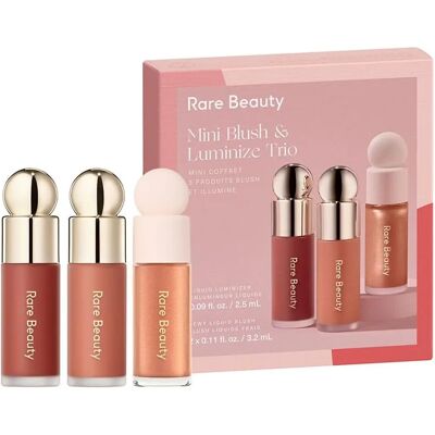 Rare Beauty - Set Mini Blush & Luminize Trio - Soft Pinch & Highlighter - Women Rare Beauty - Set Mini Blush & Luminize Trio - Soft Pinch & Highlighter - Women