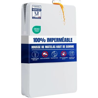 Utopia Bedding - Waterproof Mattress Encasement - 135x190x30 cm - Cama de casal - Mattress Encasement Utopia Bedding - Waterproof Mattress Encasement - 135x190x30 cm - Cama de casal - Mattress Encasement