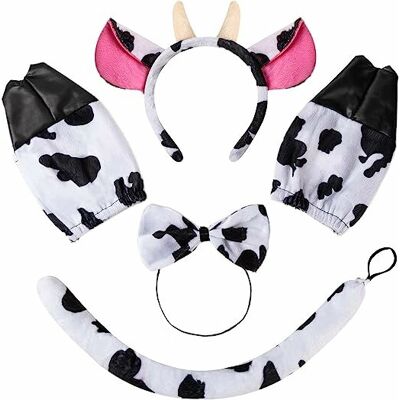 Spooktacular Creations LM-TKPI-9TO1 - vache 5 pièces - ensemble de costume - Publicité Spooktacular Creations LM-TKPI-9TO1 - vache 5 pièces - ensemble de costume - Publicité