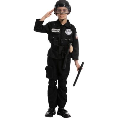 Spooktacular Creations - SPO-BW-20552-L - Agent SWAT - 10-12 ans - Costume - Publicité Spooktacular Creations - SPO-BW-20552-L - Agent SWAT - 10-12 ans - Costume - Publicité