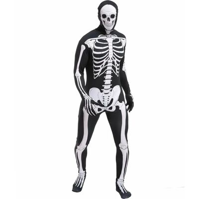 Spooktacular Creations - SPO-BW-20695-L - Squelette - Combinaison à capuche - Costume - Publicité Spooktacular Creations - SPO-BW-20695-L - Squelette - Combinaison à capuche - Costume - Publicité