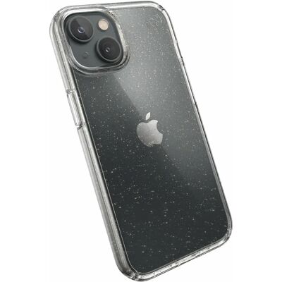 Husă Impactium Clear Glitter Albastră pentru iPhone 14 - Telefon mobil Husă Impactium Clear Glitter Albastră pentru iPhone 14 - Telefon mobil
