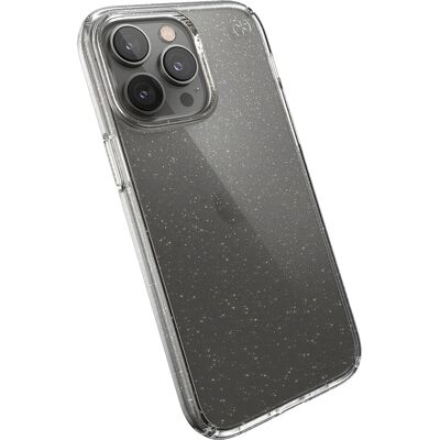 Husă Presidio Perfect Clear Glitter pentru iPhone 14 Pro Max - Transparent, Auriu Husă Presidio Perfect Clear Glitter pentru iPhone 14 Pro Max - Transparent, Auriu