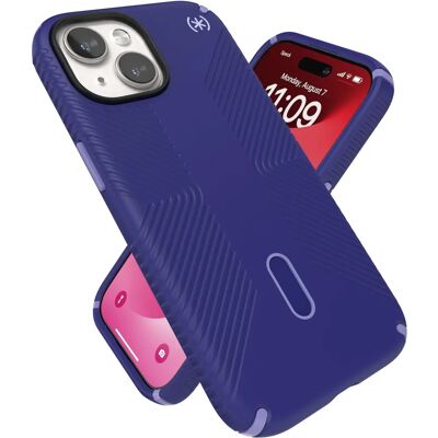 Speck Presidio2 Grip ClickLock & MagSafe - Phone Case for iPhone 15/14/13 - Blue/Purple Ink Speck Presidio2 Grip ClickLock & MagSafe - Phone Case for iPhone 15/14/13 - Blue/Purple Ink