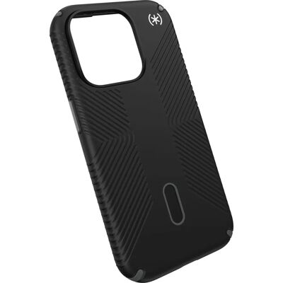 Speck Presidio2 Grip iPhone 15 Pro Fodral - Svart, Skiffergrå, Vit - Fodral Speck Presidio2 Grip iPhone 15 Pro Fodral - Svart, Skiffergrå, Vit - Fodral