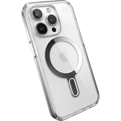 Coque Speck Presidio Perfect-Clear pour iPhone 15 Pro - Antichoc & MagSafe - Publicité Coque Speck Presidio Perfect-Clear pour iPhone 15 Pro - Antichoc & MagSafe - Publicité