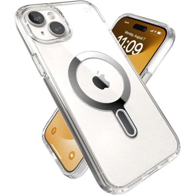 Speck Presidio Perfect-Clear ClickLock & Magsafe - Silver Sérénité - Coque - Publicité Speck Presidio Perfect-Clear ClickLock & Magsafe - Silver Sérénité - Coque - Publicité