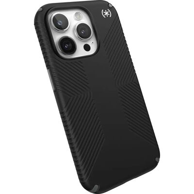 Coque Speck Presidio2 Grip pour iPhone 15 Pro - Noir / Gris ardoise / Blanc Coque Speck Presidio2 Grip pour iPhone 15 Pro - Noir / Gris ardoise / Blanc