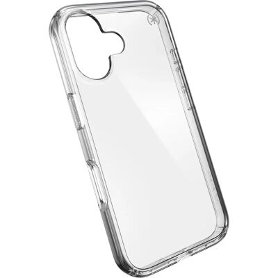 Coque transparente Speck Presidio Perfect-Clear pour iPhone 16 - Publicité Coque transparente Speck Presidio Perfect-Clear pour iPhone 16 - Publicité