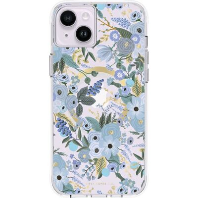 Coque MagSafe Rifle Paper Bleu pour iPhone 14 Plus - Publicité Coque MagSafe Rifle Paper Bleu pour iPhone 14 Plus - Publicité