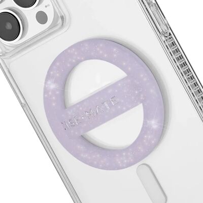 Case-Mate Paarse Sparkle Magnetische Ringhouder - MagSafe Vingers Grip Case-Mate Paarse Sparkle Magnetische Ringhouder - MagSafe Vingers Grip