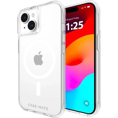 Coque MagSafe Transparente pour iPhone 15 - Publicité Coque MagSafe Transparente pour iPhone 15 - Publicité