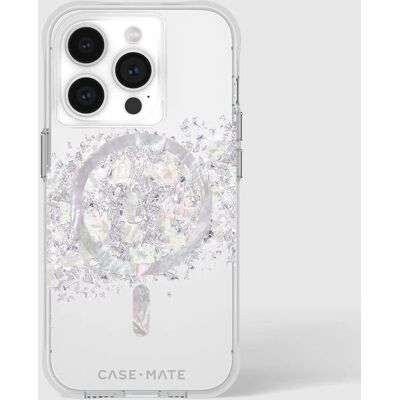 Étui Case-Mate iPhone 15 Pro Nacre - MagSafe - Publicité Étui Case-Mate iPhone 15 Pro Nacre - MagSafe - Publicité