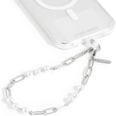 Casemate Link Chain Phone Wristlet - Silver Pearl Casemate Link Chain Phone Wristlet - Silver Pearl