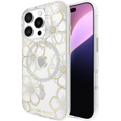Casemate iPhone 16 Pro Floral Gems MagSafe - Telefoonhoesje Casemate iPhone 16 Pro Floral Gems MagSafe - Telefoonhoesje