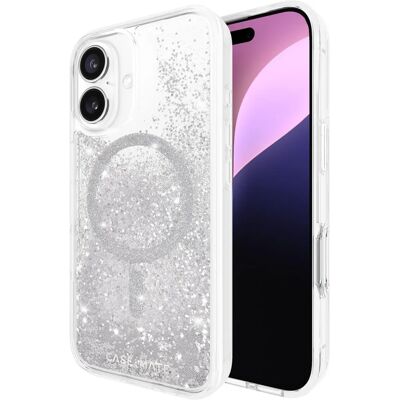 Case-Mate Waterfall MagSafe Case voor iPhone 16 - Transparant Case-Mate Waterfall MagSafe Case voor iPhone 16 - Transparant