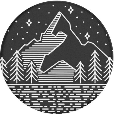 PopSockets Peak Relief - Irrotettava ote ja jalustatoiminto PopSockets Peak Relief - Irrotettava ote ja jalustatoiminto