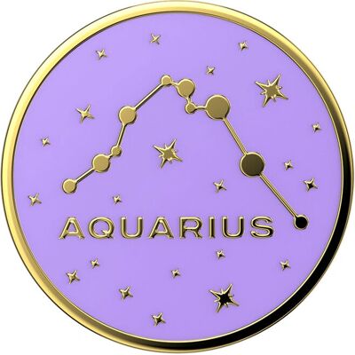 PopSockets Enamel Aquarius - Smartphone Halterung - Violett PopSockets Enamel Aquarius - Smartphone Halterung - Violett