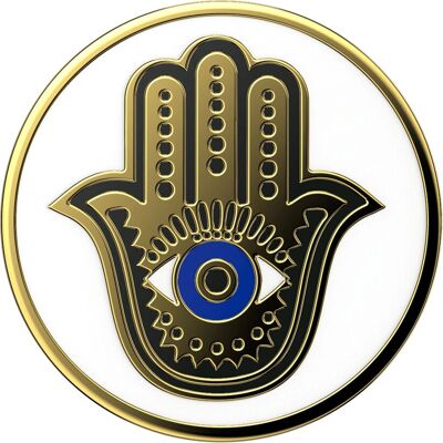 PopSockets Emaille Hamsa Hand - Blau - Handy Griff PopSockets Emaille Hamsa Hand - Blau - Handy Griff