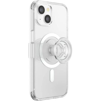 Apple iPhone 13/14/13 Pro White Smartphone Case with PopSockets - Drop Tested Apple iPhone 13/14/13 Pro White Smartphone Case with PopSockets - Drop Tested