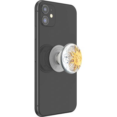 PopSockets Soleil et Lune - Support Téléphone - Argent - Universel - Publicité PopSockets Soleil et Lune - Support Téléphone - Argent - Universel - Publicité